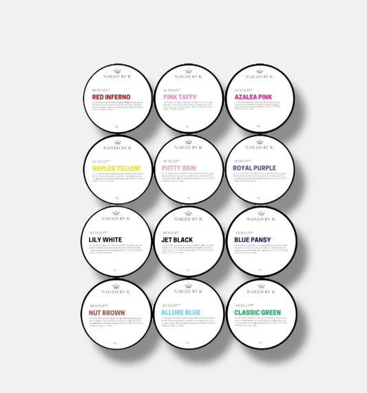 Gel 4D sculpt (lot de 12 )